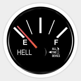 Hell Is Empty Sticker